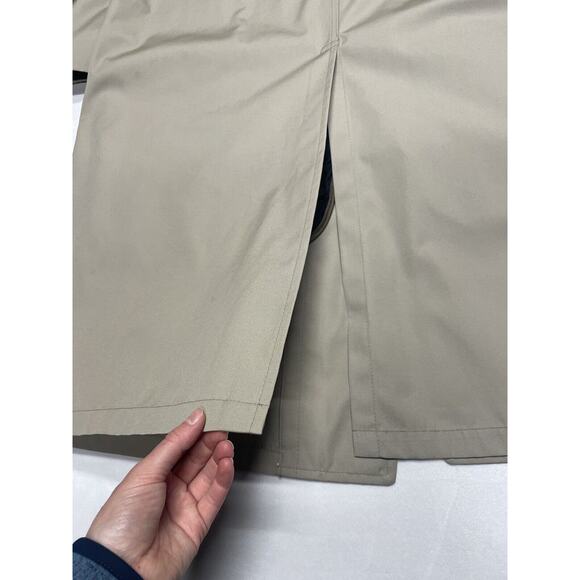 London Fog Jacket Mens 48 Regular Beige Trench Coat Removable Lining Overcoat - Picture 9 of 10